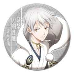 Katsugeki Touken Ranbu Tsurumaru Kuninaga Gray Can Badge Collection Part 2 Buttons [USED]