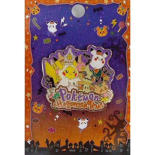 Pokemon Pikachu Mimikyu Logo Pins Pokemon Halloween Time Pokemon Center Limited Pins [USED]