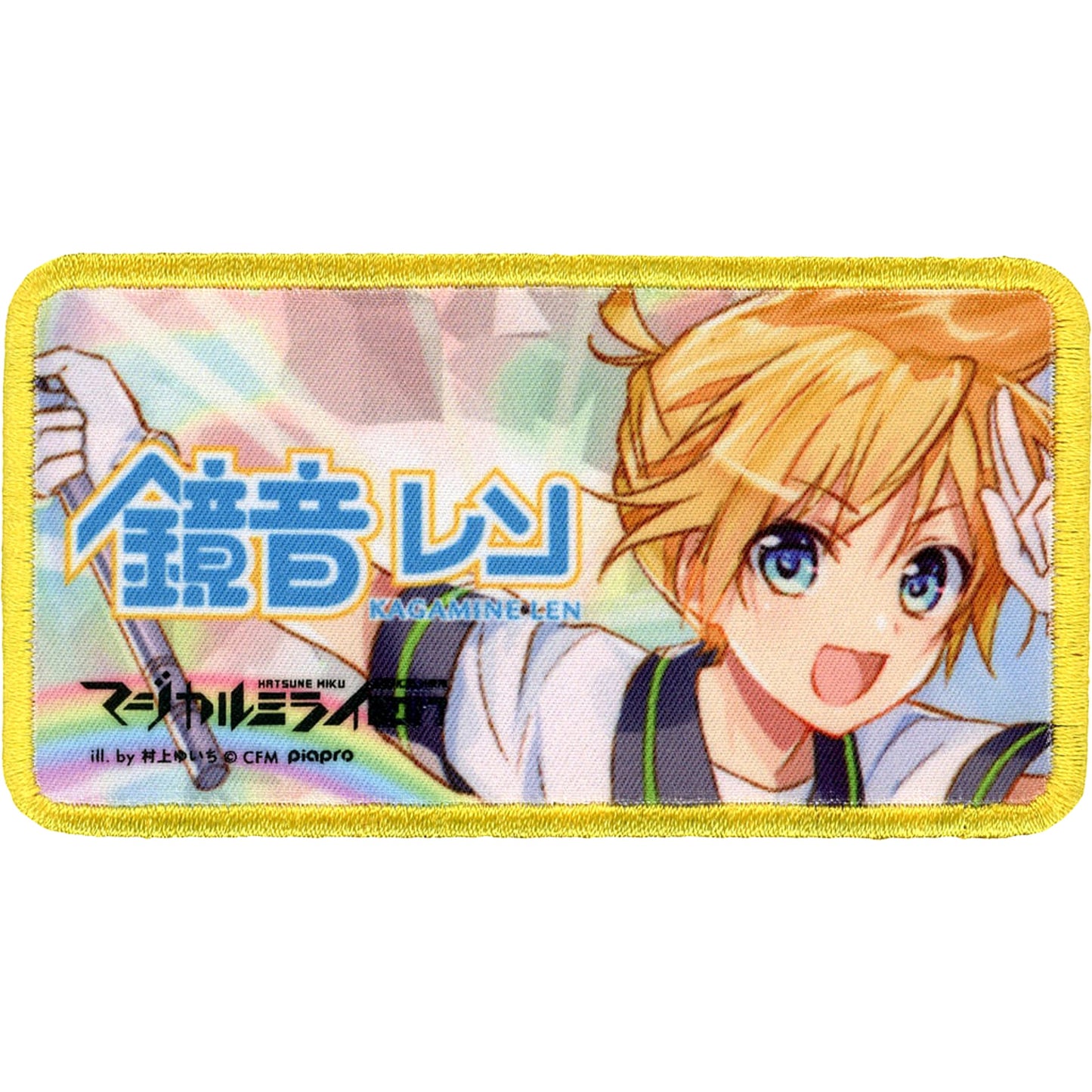 VOCALOID Len Kagamine Emblem Badge Magical Mirai 2017 Limited Buttons [USED]