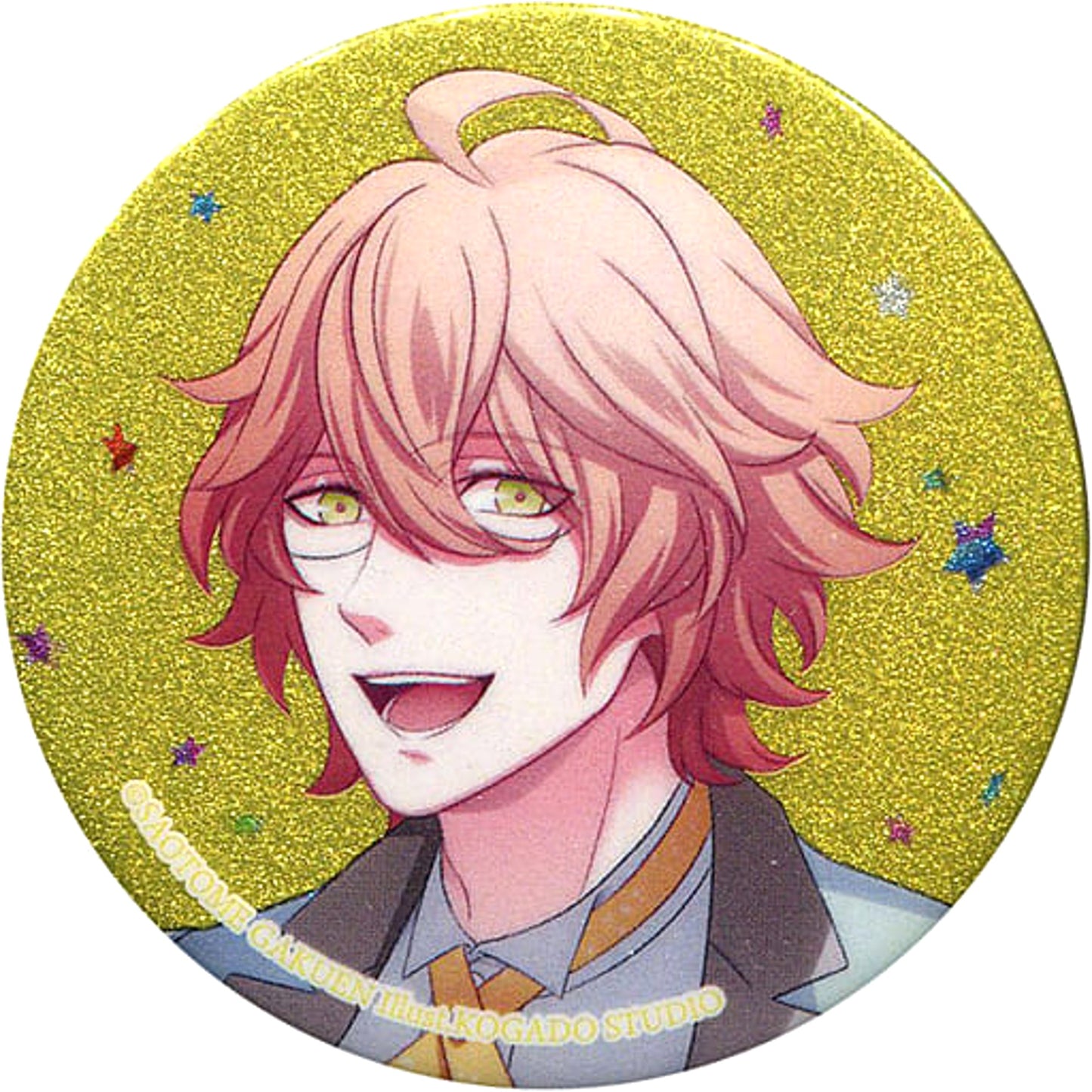 Uta no Prince Sama Natsuki Shinomiya Trading Can Badge Glitter Star Ver. 7th Special Anniversary Limited Buttons [USED]