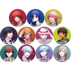 Uta no Prince Sama Otoya Ittoki & Others Trading Can Badge Glitter Star Ver. 7th Special Anniversary Limited All 11 Types Set Buttons [USED]