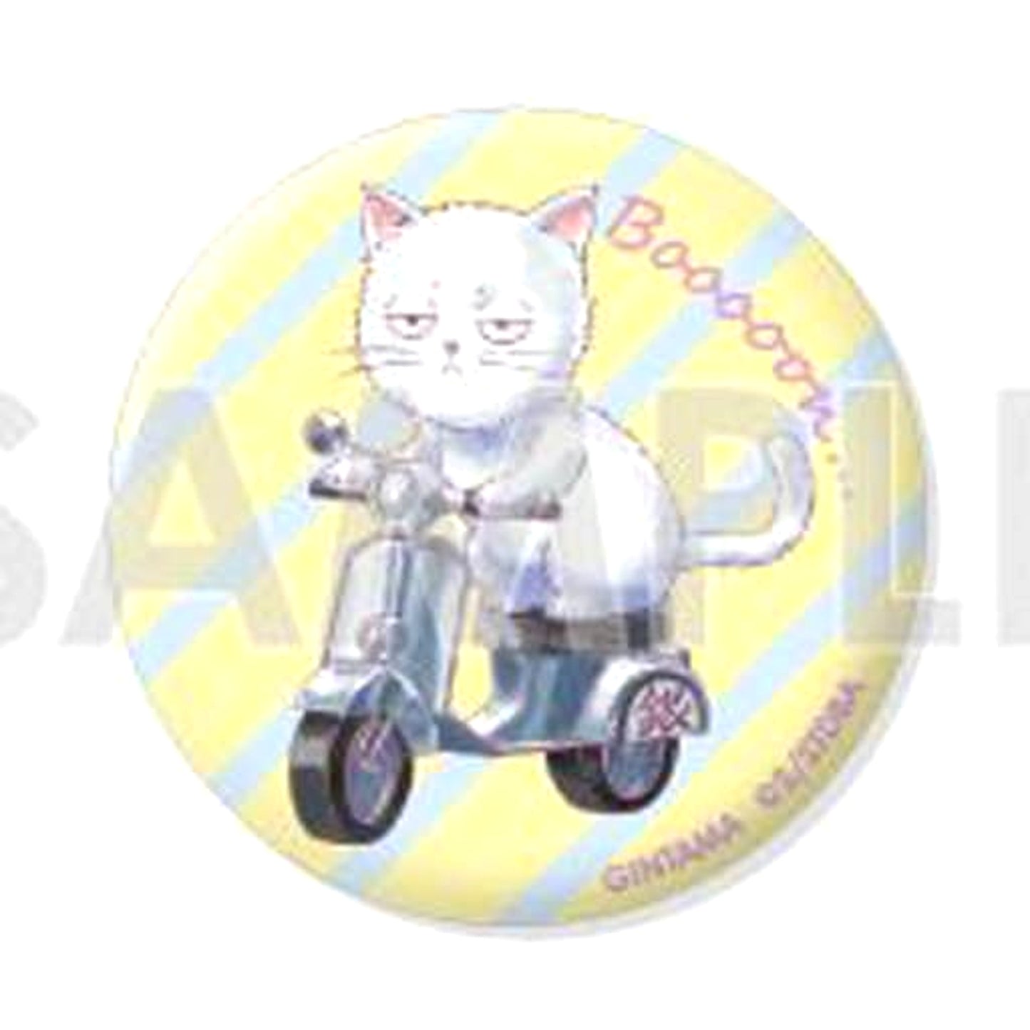 Gintama Buzz Scooter Gin Cat Series Can Badge Buttons [USED]