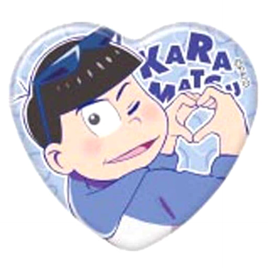 Mr. Osomatsu Karamatsu Proportional Character Heart Can Badge Collection Buttons [USED]