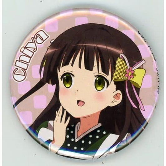 Is the Order a Rabbit? X Hello!! KINMOZA! Chiya Can Badge Collection Hello!! Pyonpyon Fair Limited Buttons [USED]