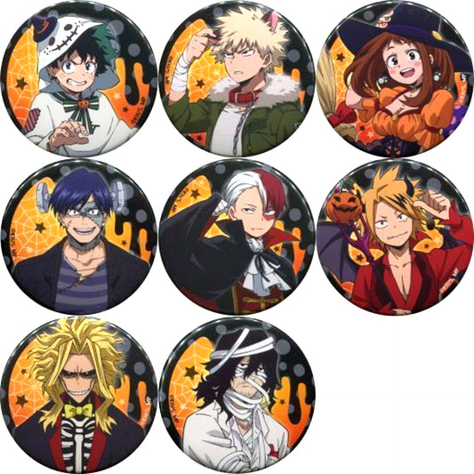 Set of 8 My Hero Academia Character Button Collection Tokyu Hands and Animate Limited [USED]