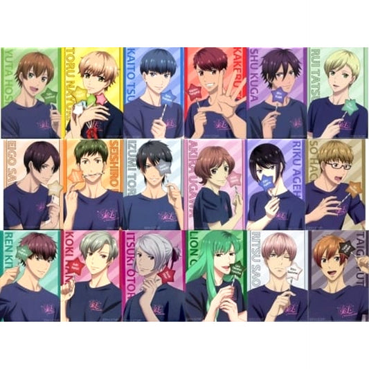 Yuta Hoshitani & Others Star Myu All 18 Types Set Ayanagi Shadow Lights Series Trading Square Button Fes.2017 Limited [USED]