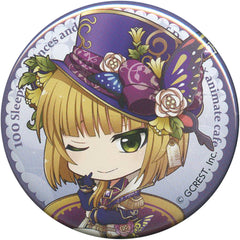 100 Sleeping Princes and the Kingdom of Dreams Mad Hatter Trading Can Badge Kitchen Car animate cafe Limited Buttons [USED]