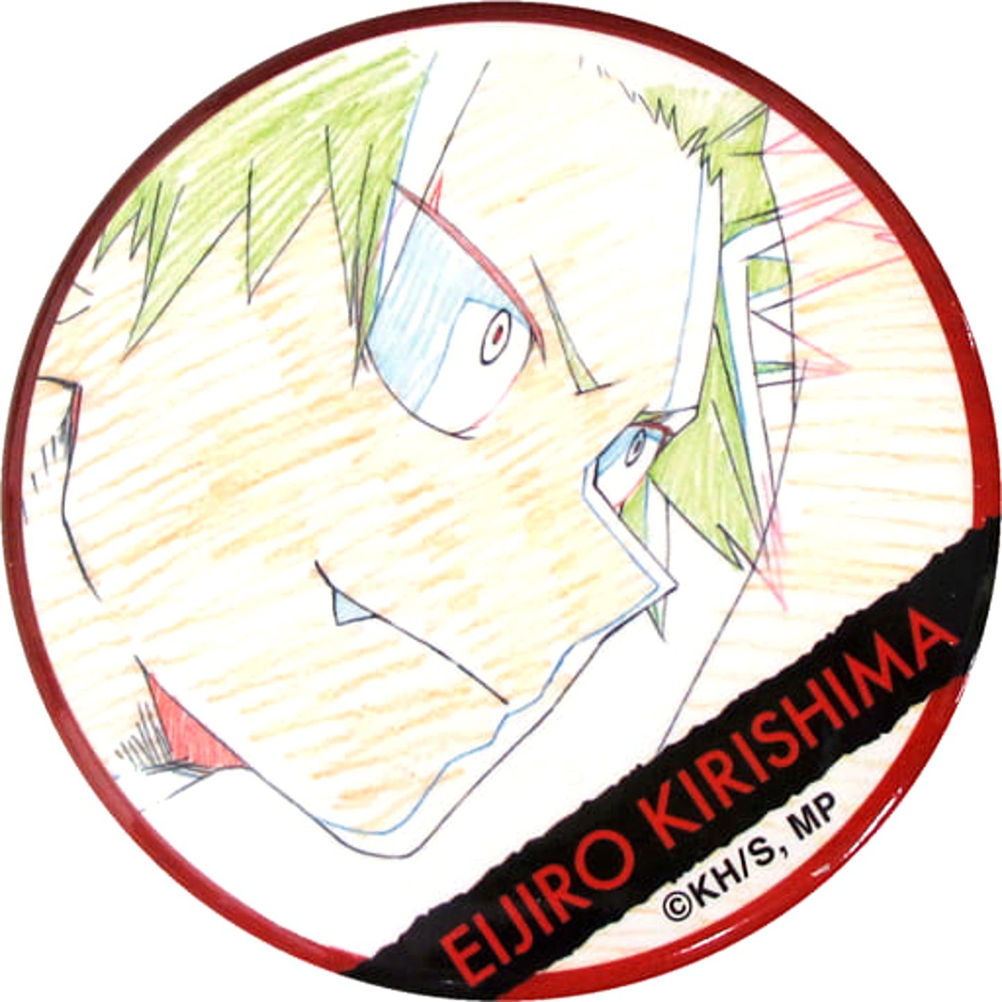Eijirou Kirishima My Hero Academia Original Character Badge Collection [USED]