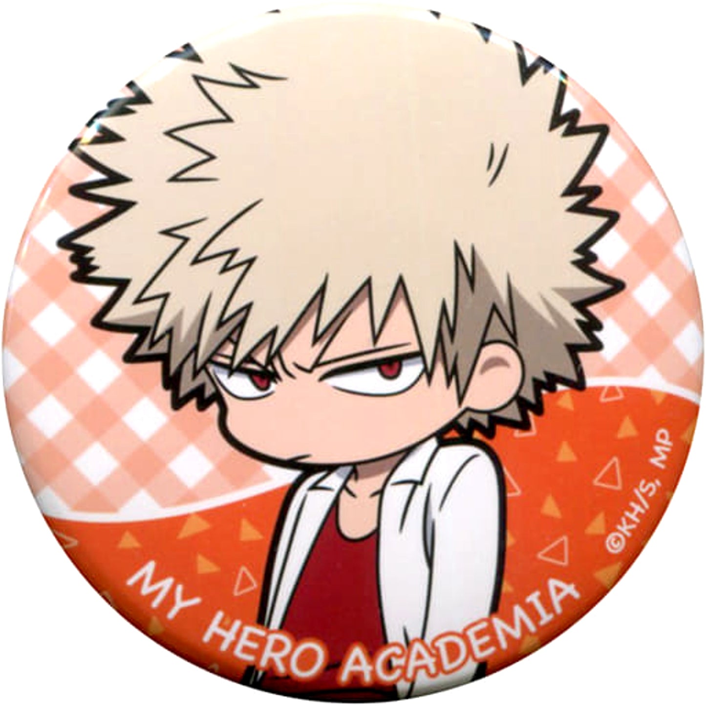 Katsuki Bakugo My Hero Academia Chara Badge Collection Mini Character Private Clothes [USED]
