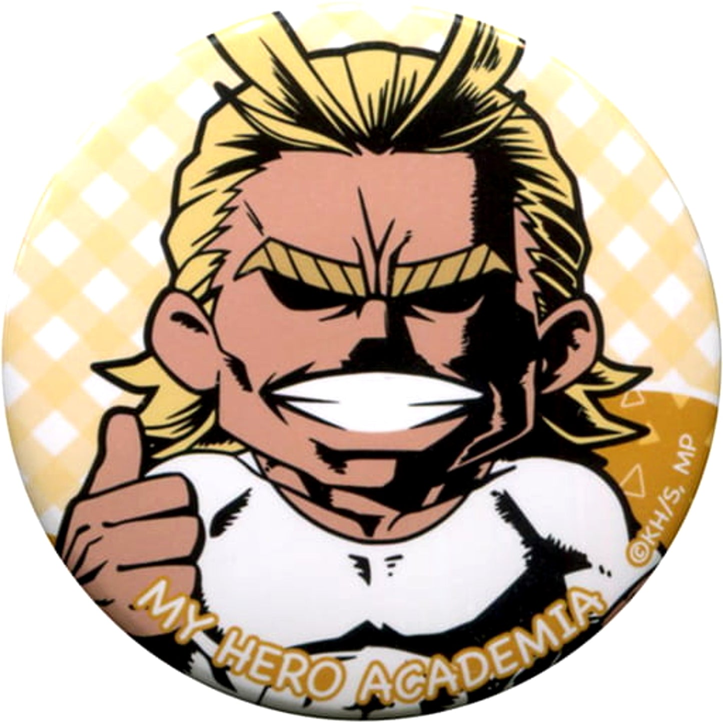 All Might My Hero Academia Chara Badge Collection Mini Character Private Clothes [USED]