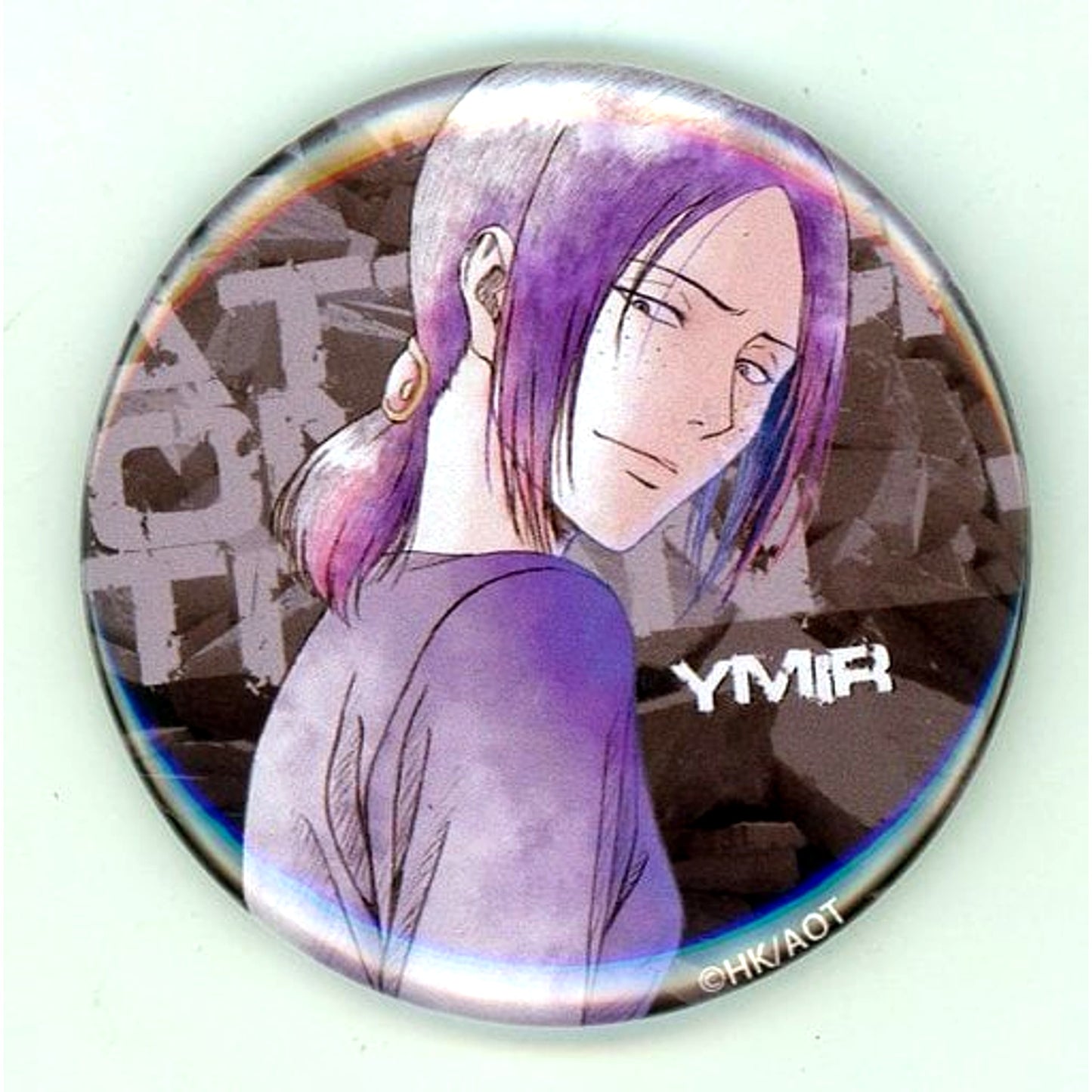 Ymir Attack on Titan Kyoji Asano Exhibition 2017 Trading Badge [USED]