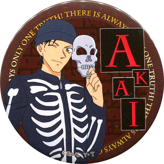Shuichi Akai Detective Conan Art Button SHIBUYA109 STORE [USED]