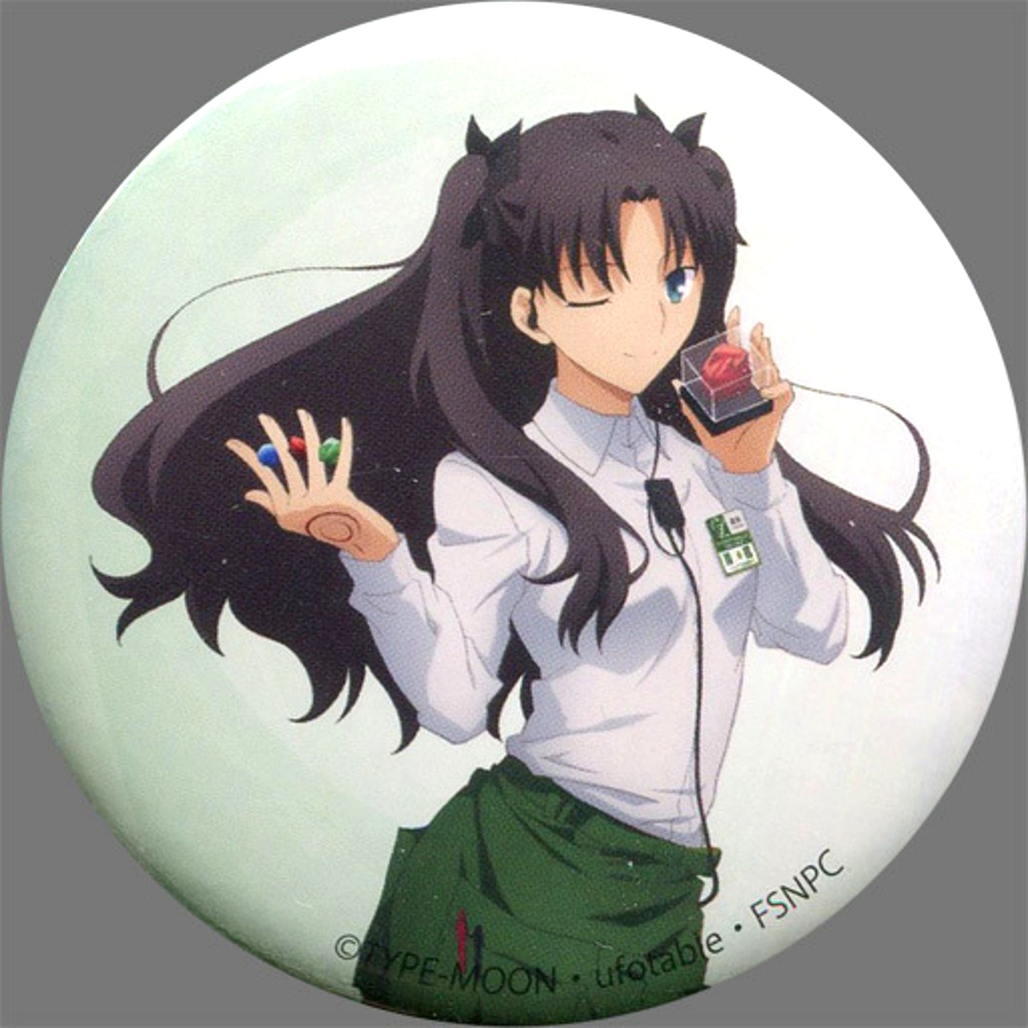Rin Tohsaka Fate/stay night Heaven's Feel Hands Apron Button Tokyu Hands [USED]