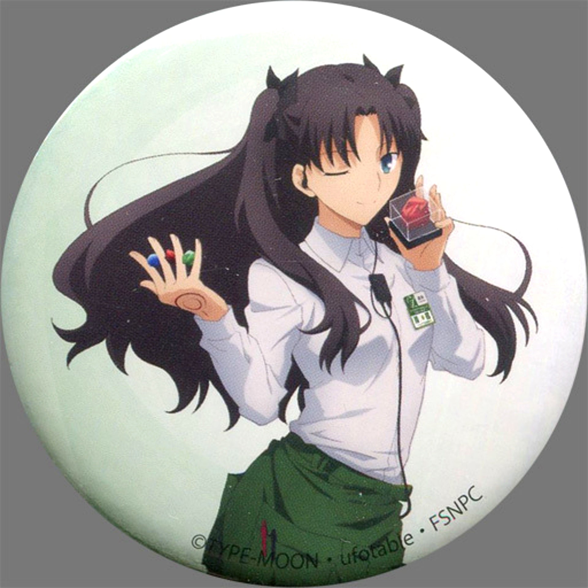 Rin Tohsaka Fate/stay night Heaven's Feel Hands Apron Button Tokyu Hands [USED]