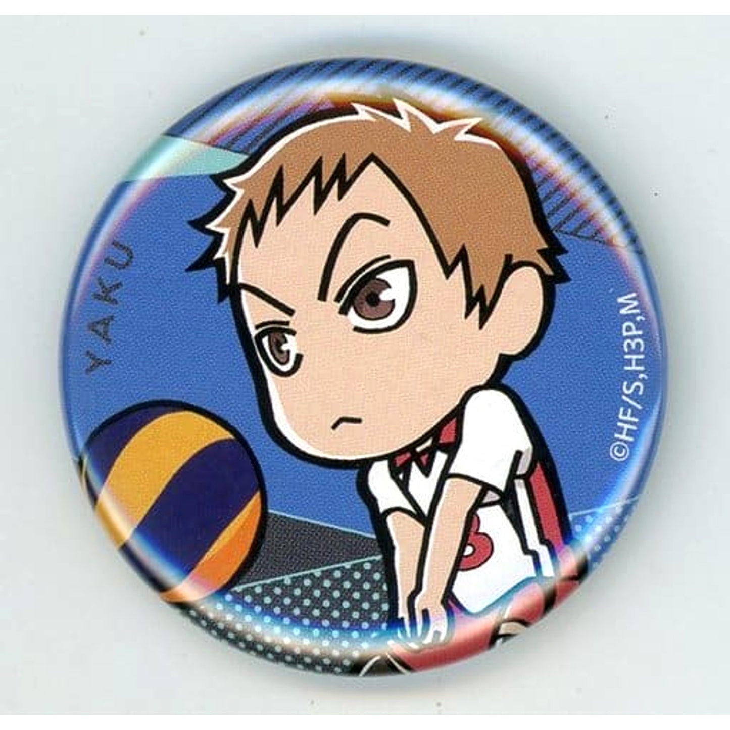 Haikyu!! Morisuke Yaku 6 Can Badge Prize C Chara Pop Store Assemble! The Strongest Players!! Limited Connect & Spin! Garapon Ippon de Kiru C Prize Buttons [USED]