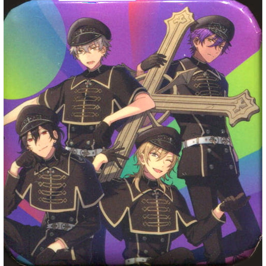 Ensemble Stars! UNDEAD Jacket Pattern Square Can Badge animate Limited Unit Song CD 3rd Vol.06 Purchase Bonus Buttons [USED]