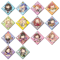 THE IDOLM@STER Cinderella Girls Rin Shibuya & Others Chimadol Trading Can Badge B All 14 Types Set Buttons [USED]
