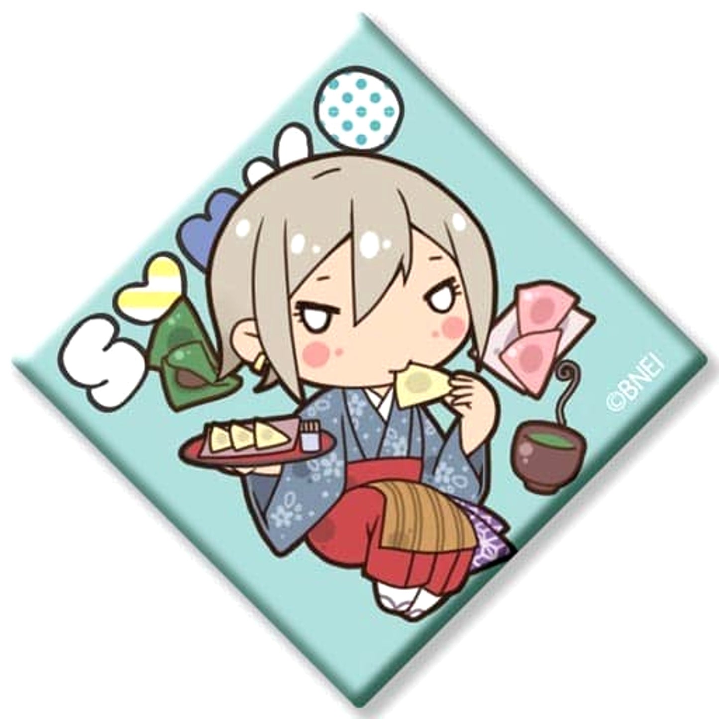 Shuuko Shiomi THE IDOLM@STER Cinderella Girls Chimadol Random Button C [USED]