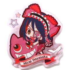 THE IDOLM@STER Cinderella Girls Hayasaka Mirei Clear Clip Badge Ver.Cute Buttons [USED]