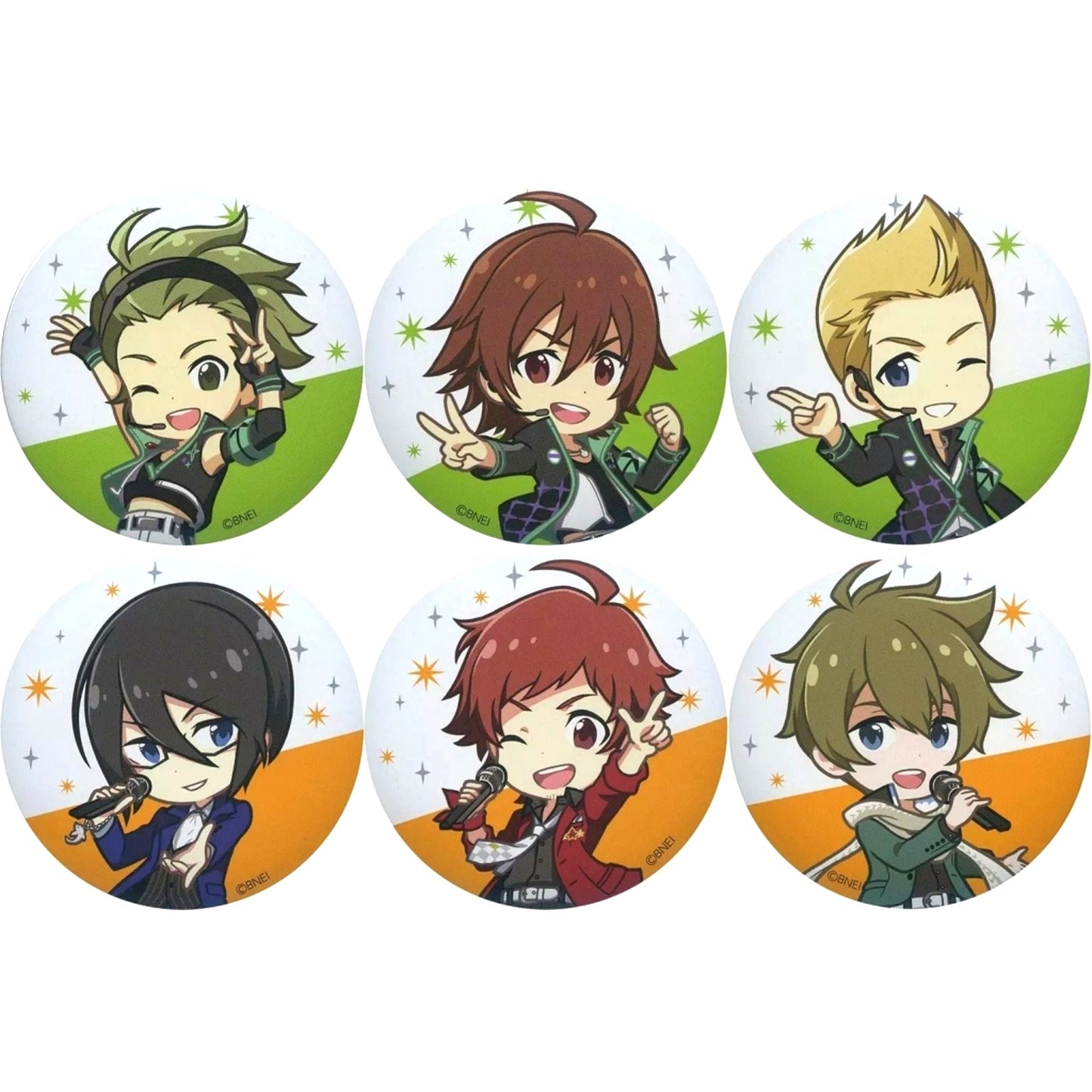 THE IDOLM@STER SideM Shota Mitarai & Others Can Badge Collection A AniOn 315! Station Akihabara Limited All 6 Types Set Buttons [USED]