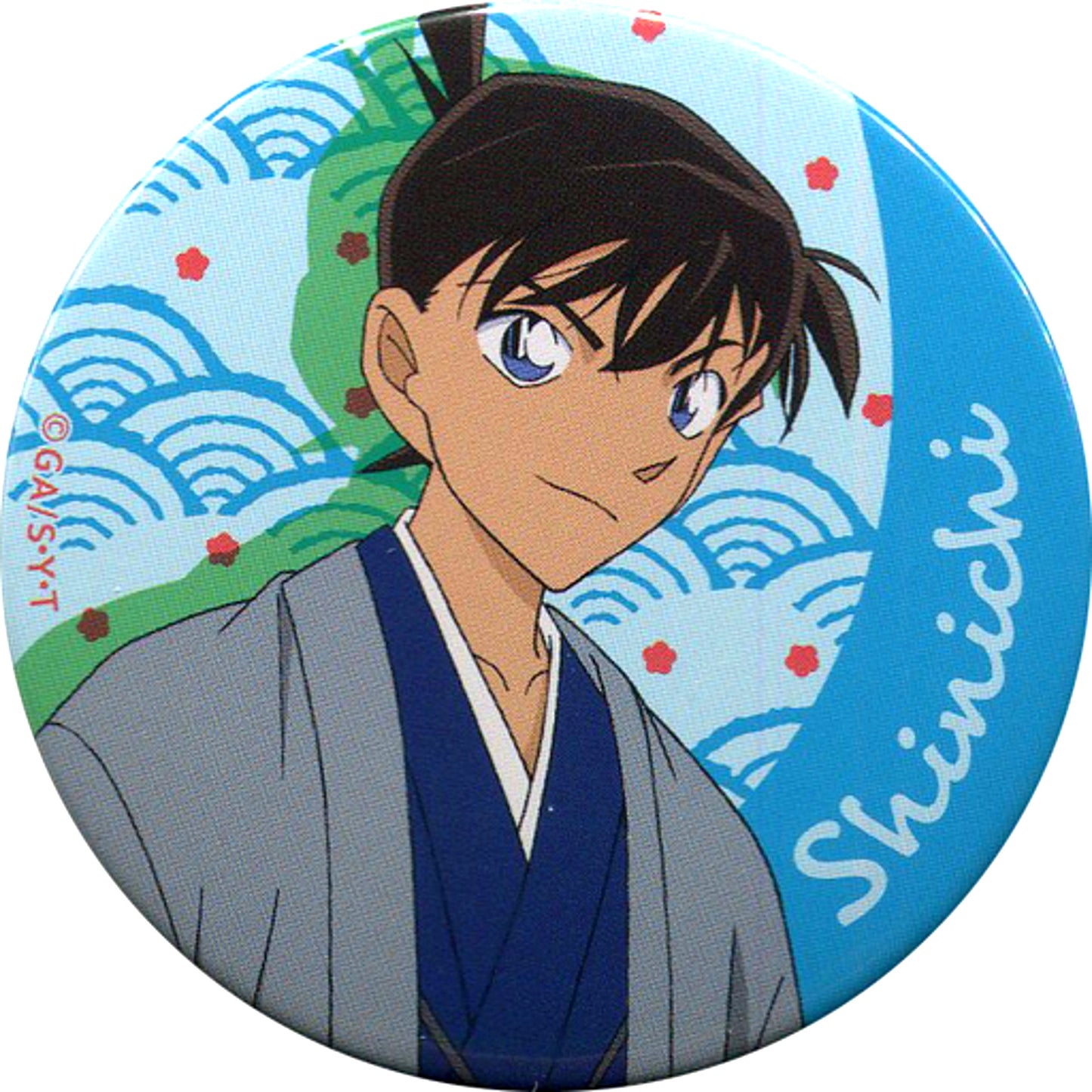 Shinichi Kudo Detective Conan Button Prize Campaign UFO Catcher Bonus Sega Ltd [USED]