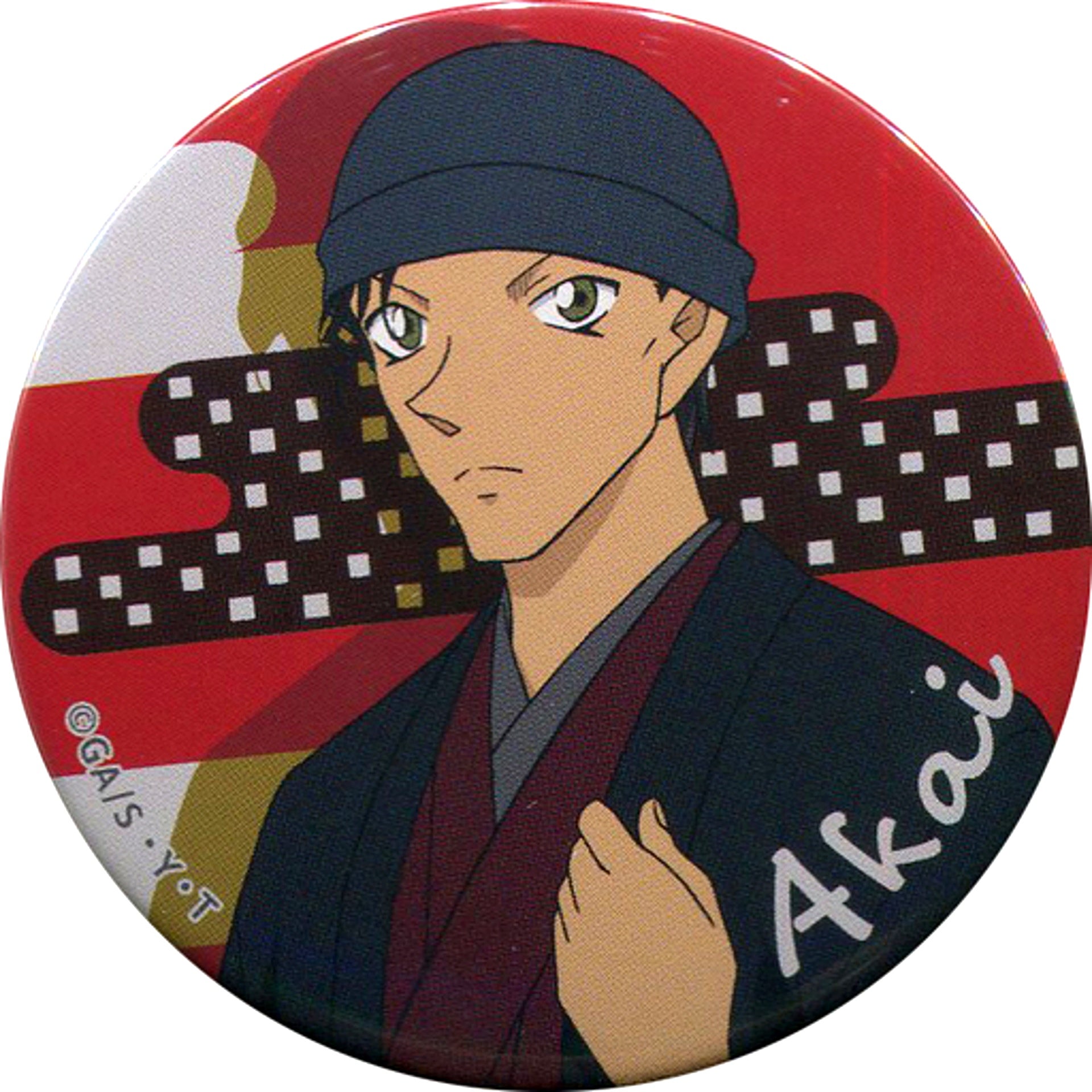 Shuichi Akai Detective Conan Button Prize Campaign UFO Catcher Bonus Sega Limited [USED]