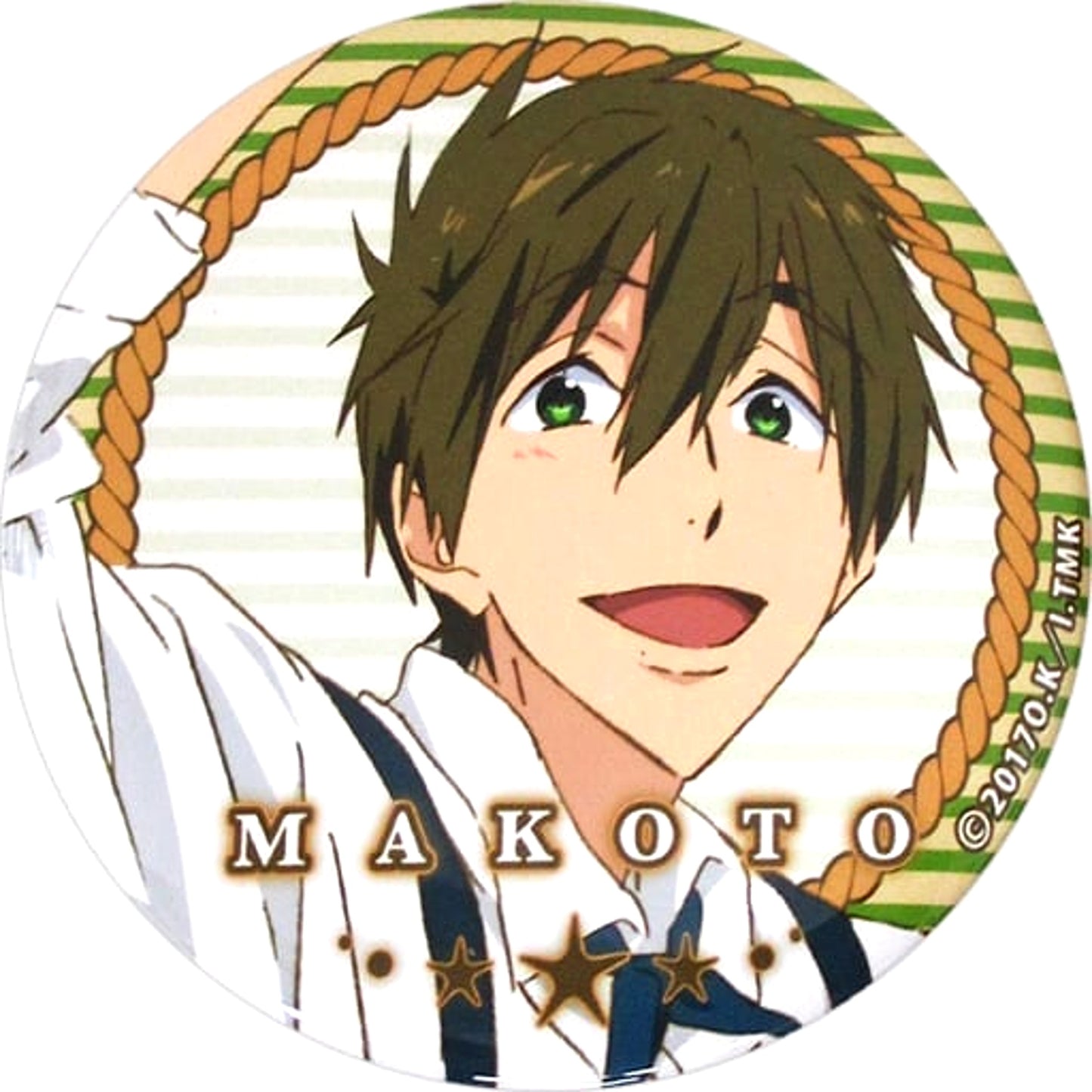 Makoto Tachibana Free! Timeless Medley Bond Button Collection! Theater Limited [USED]