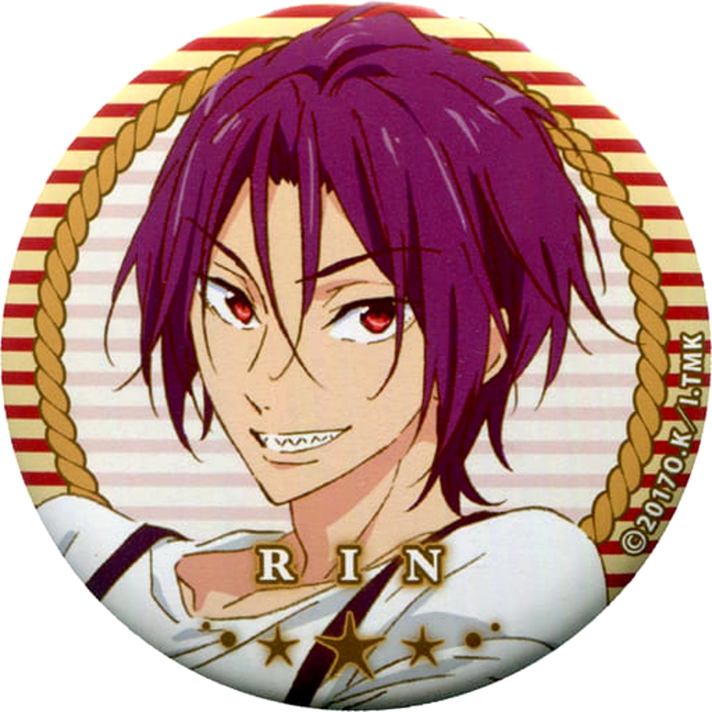 Rin Matsuoka Free! Timeless Medley The Bond Button Collection Theater Goods [USED]