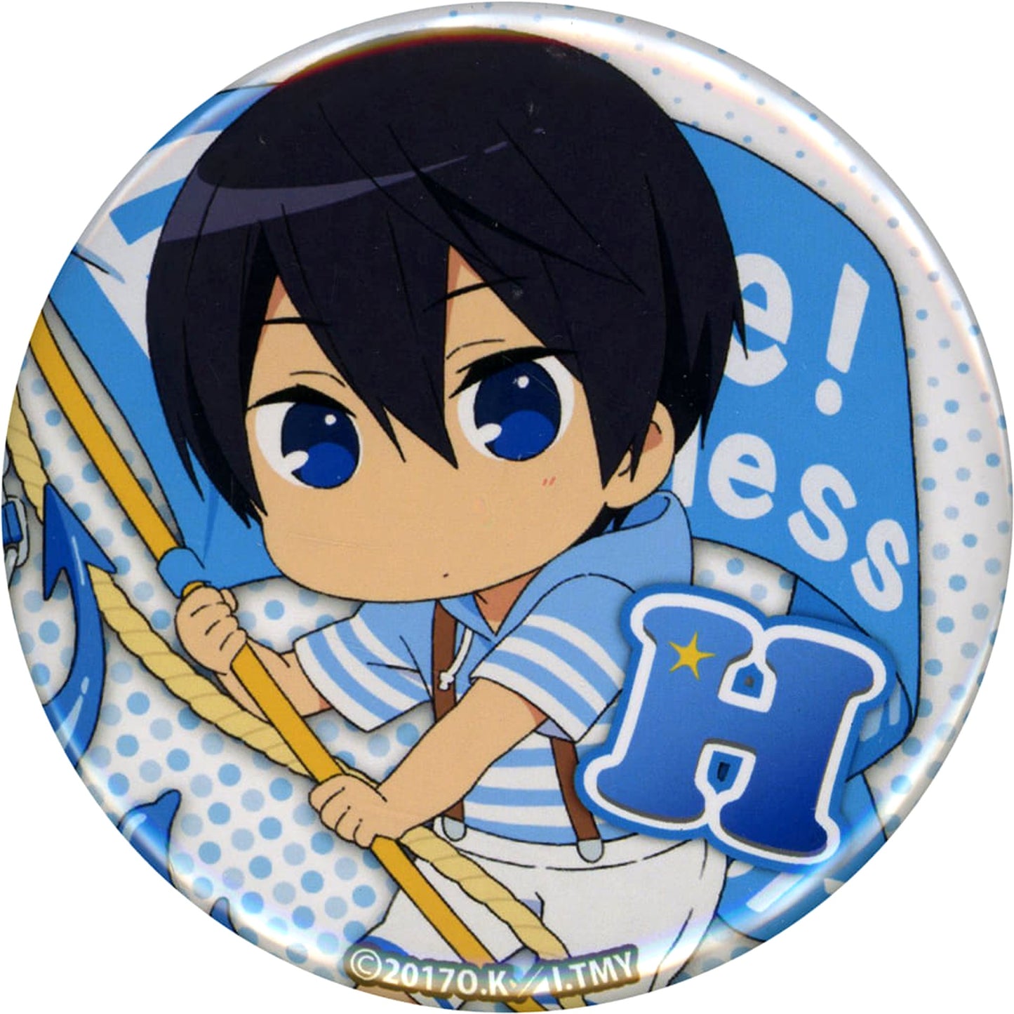 Haruka Nanase Free! Timeless Medley Promise Button Collection! Theater Limited [USED]