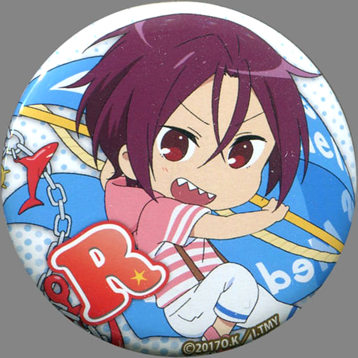 Rin Matsuoka Free! Timeless Medley The Promise Button Collection Theater Goods [USED]