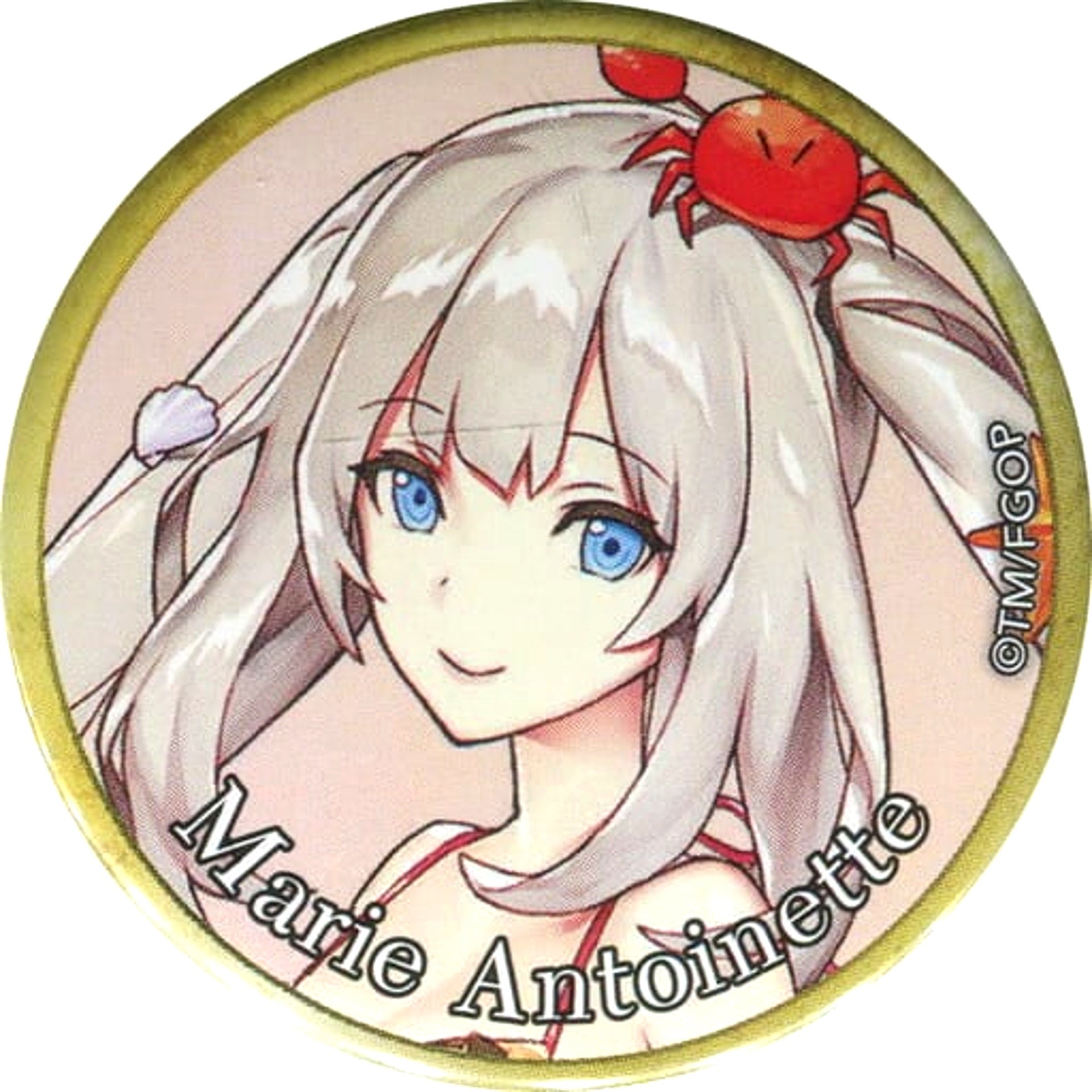 Fate/Grand Order Marie Antoinette Caster Spirit Origin Summon Can Badge Fate/Grand Order Fes. 2017 2nd Anniversary Event Servant Limited [USED]