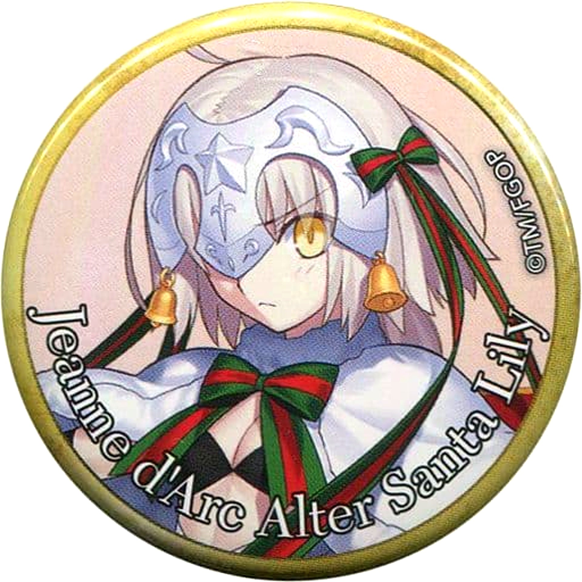 Fate/Grand Order Lancer Jeanne d'Arc Alter Santa Lily Spirit Origin Summon Can Badge Fate/Grand Order Fes. 2017 2nd Anniversary Event Servant Limited [USED]