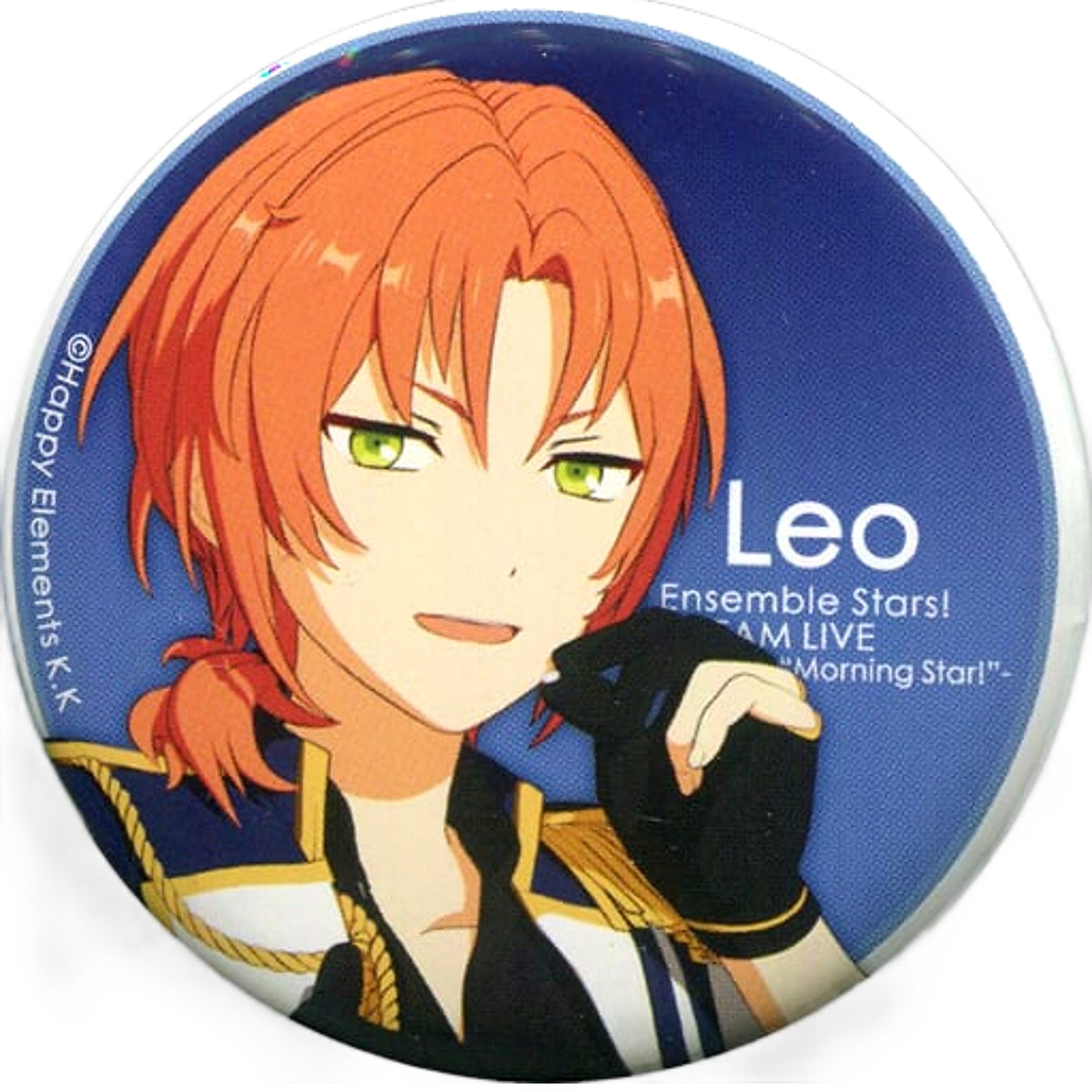 Leo Tsukinaga Ensemble Stars! Dream Live 1st Tour Morning Star! Character Badge Collection Can Badge [USED]