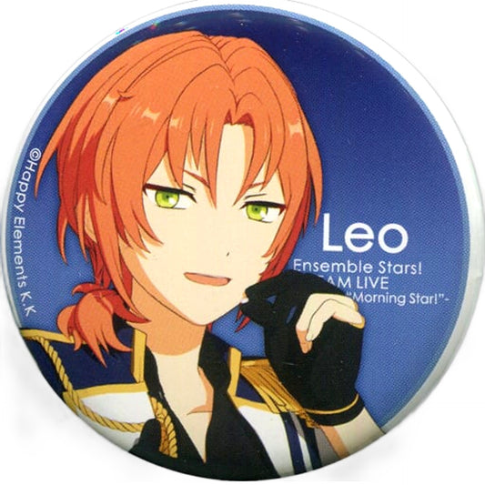 Leo Tsukinaga Ensemble Stars! Dream Live 1st Tour Morning Star! Character Badge Collection Can Badge [USED]