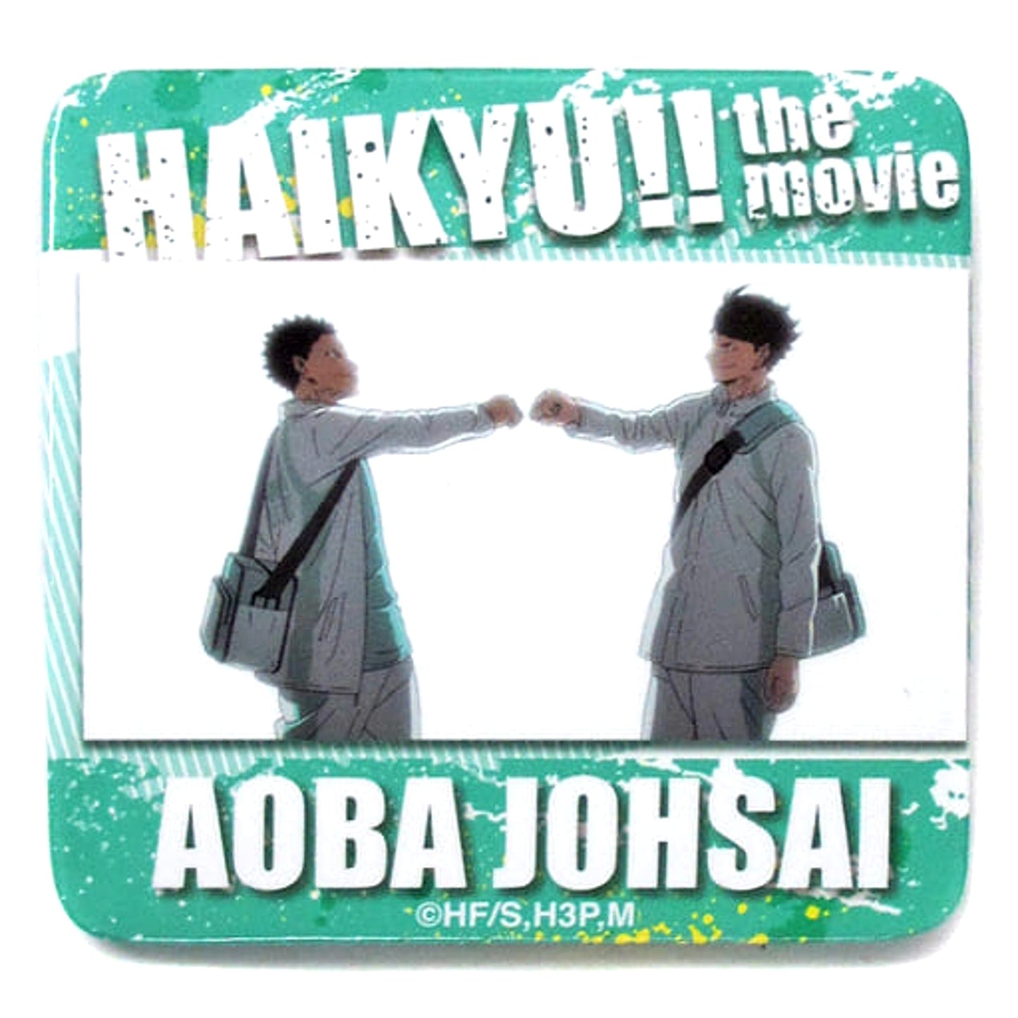 Haikyu!! The Movie: Talent and Sense Toru Oikawa Hajime Iwaizumi Secret Scene Badge Collection Theater Limited Buttons [USED]