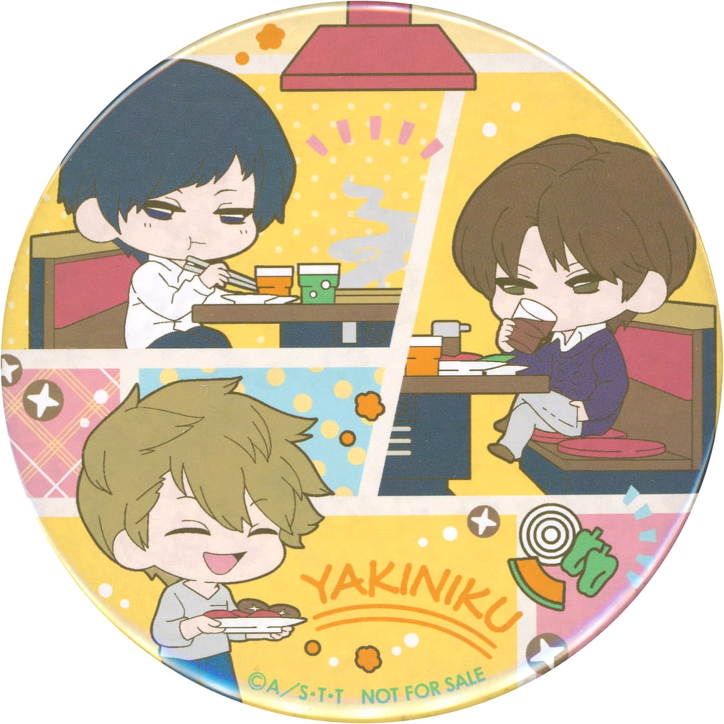 World Trigger Ninomiya Team Can Badge animate Girls Festival 2017 Limited Merchandise Purchase Privilege Buttons [USED]