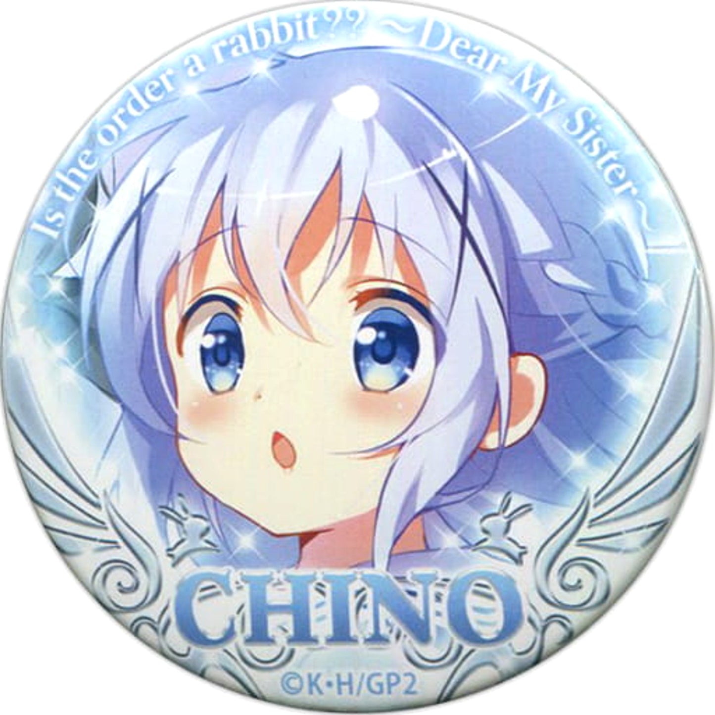 Is the Order a Rabbit?? Dear My Sister Chino Wing Blind Packaged Can Badge B Theater Limited Buttons [USED]