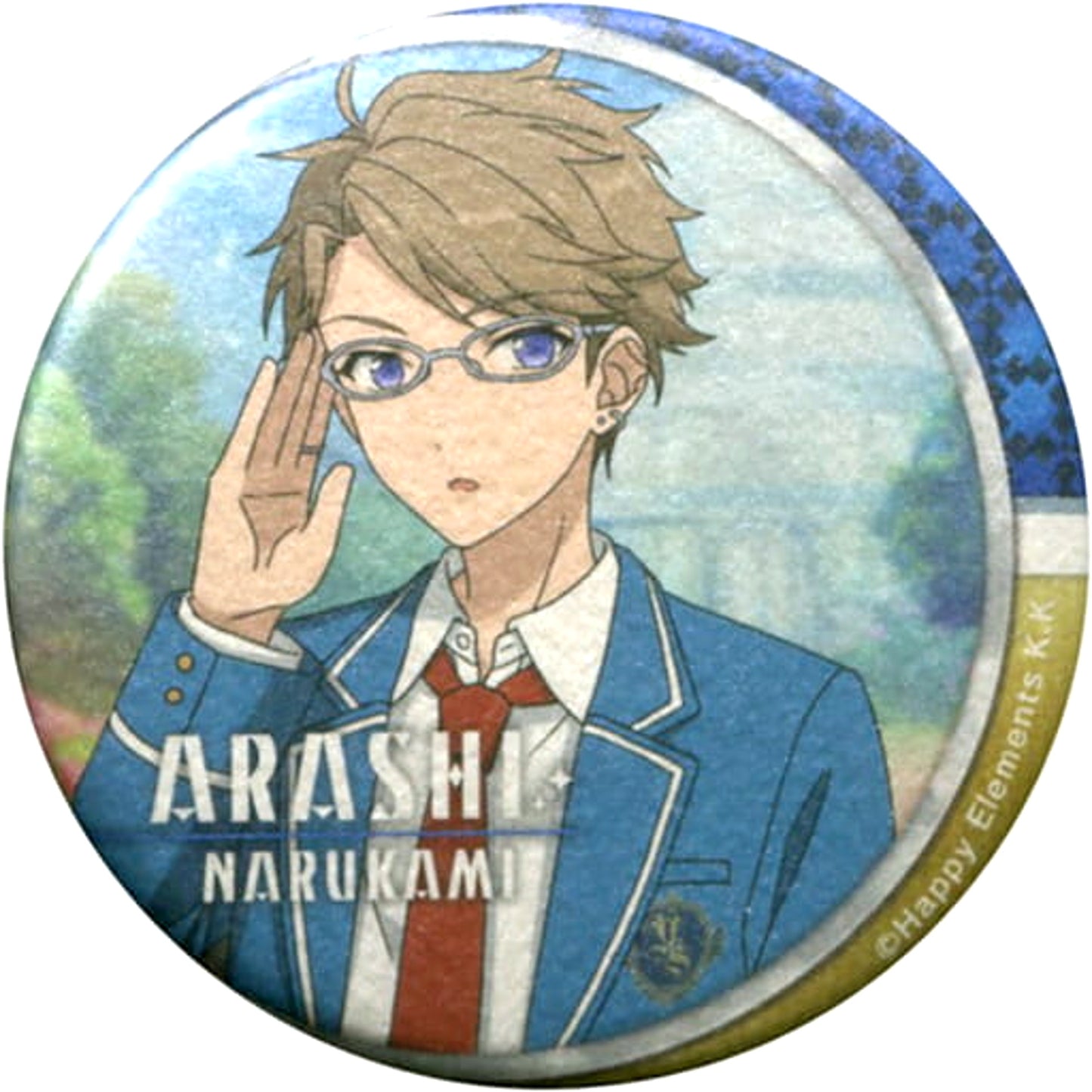 Arashi Narukami Uniform Ensemble Stars! Chara Badge Collection Reminiscence A [USED]