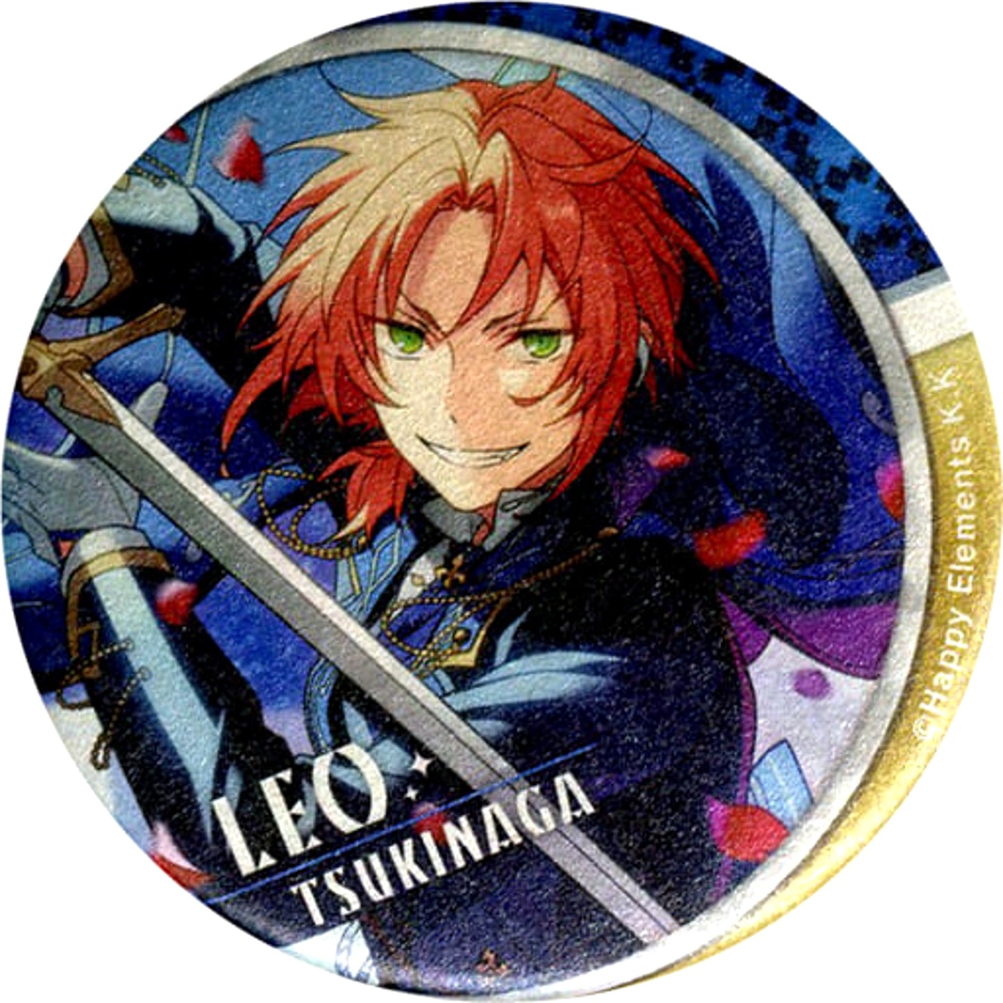 Leo Tsukinaga Ensemble Stars! Chara Badge Collection Reminiscence B [USED]
