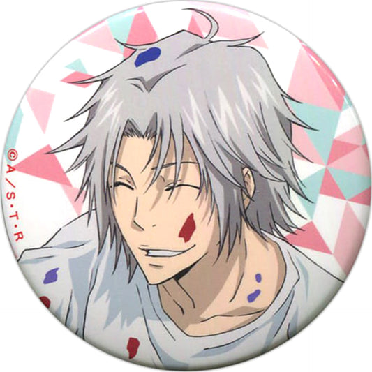 Hayato Gokudera 10 Years Later Reborn! Chara Badge Collection Default Style Ver. [USED]