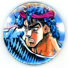 Jonathan Joestar Blue x Pink JoJo's Bizarre Adventure Collection Button 50th Anniversary Weekly Shonen Jump Exhibition Vol.1 Goods [USED]