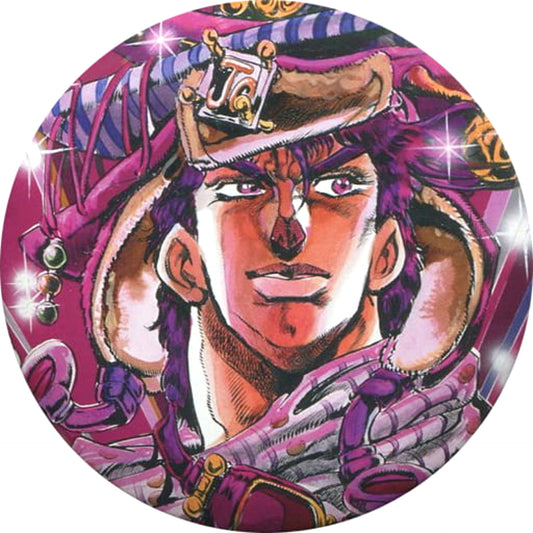 JoJo's Bizarre Adventure Joseph Joestar Purple Collection Can Badge 50th Anniversary Weekly Shonen Jump Exhibition Vol.1 Limited Buttons [USED]