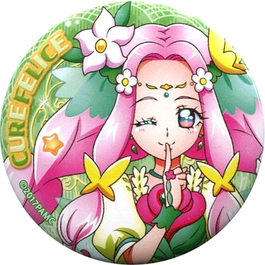 Kirakira Precure A La Mode Movie: Paritto! Omoide no Mille-Feuille! Cure Felice Character Badge Collection Theater Limited Buttons [USED]