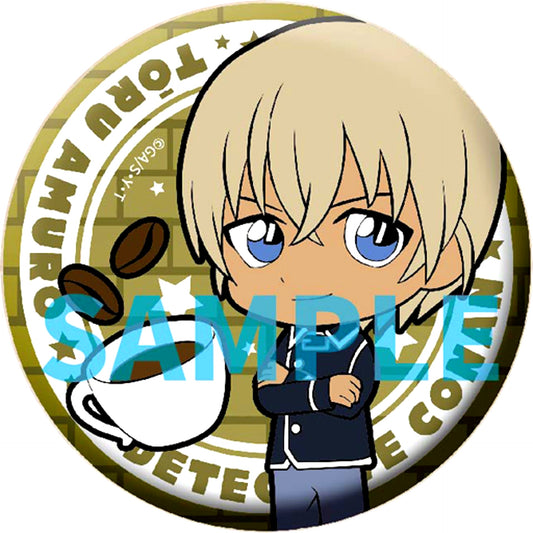 Toru Amuro Detective Conan Toys Works Collection Niitengo Can Button [USED]
