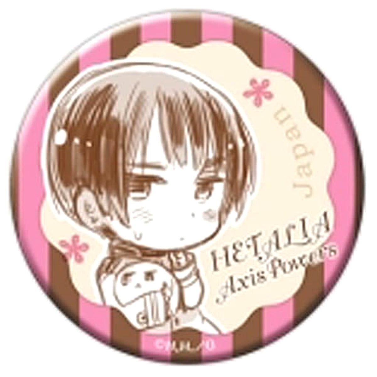 Hetalia: Axis Powers Japan Trading Can Badge Part 2 Vol.1 Buttons [USED]
