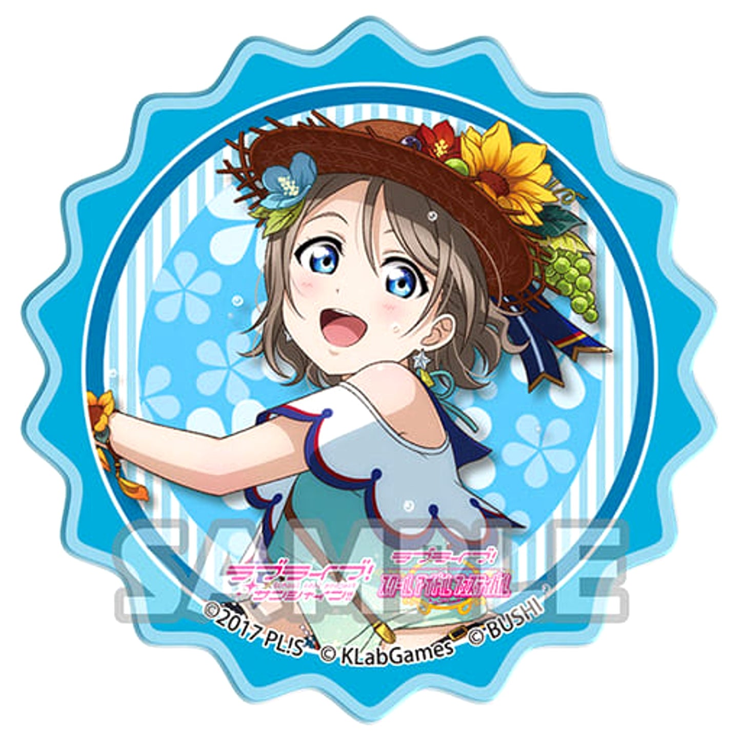 Love Live! Sunshine!! You Watanabe Trading Acrylic Badge Ver.2 Buttons [USED]