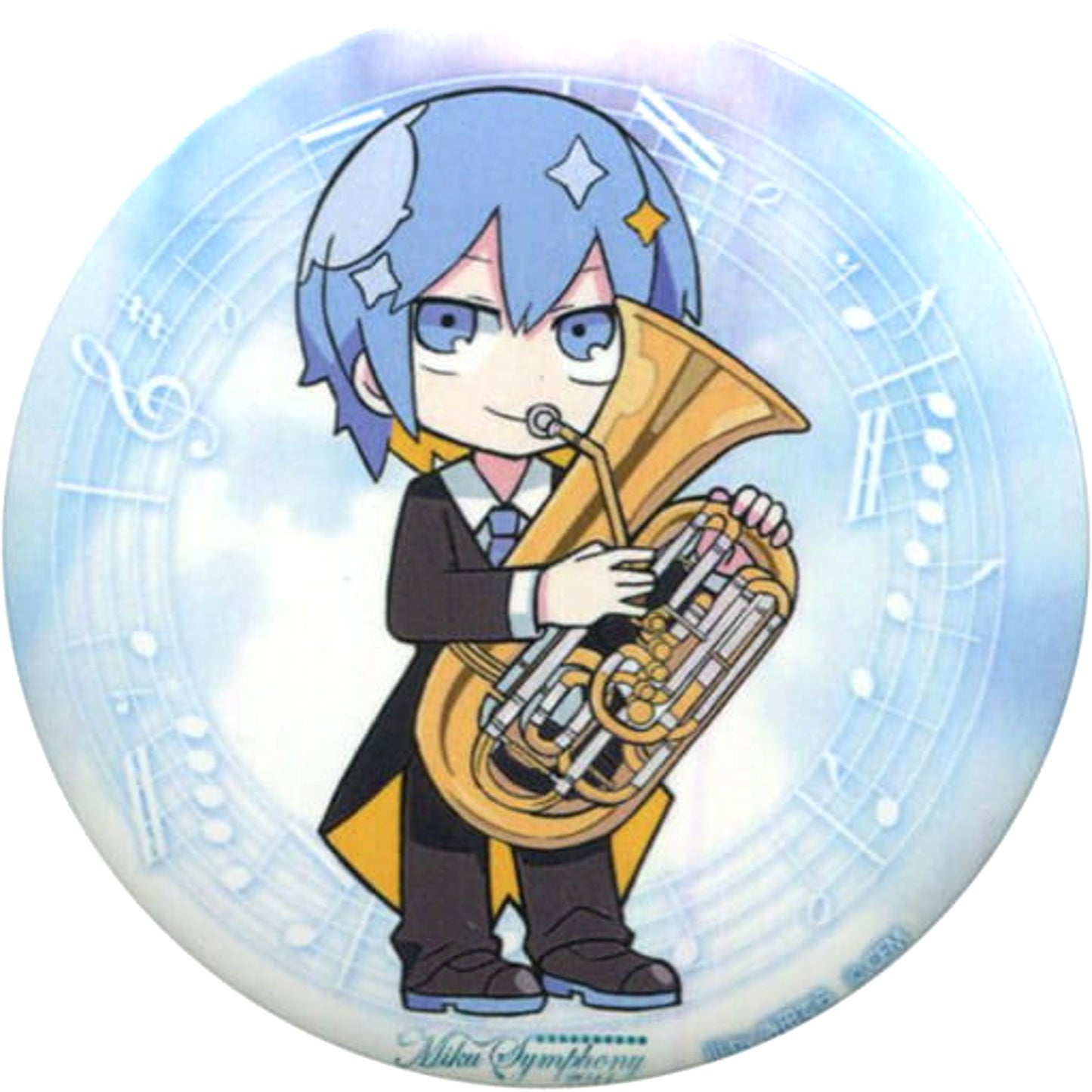 VOCALOID KAITO Can Badge Hatsune Miku Symphony 2017 Limited Buttons [USED]