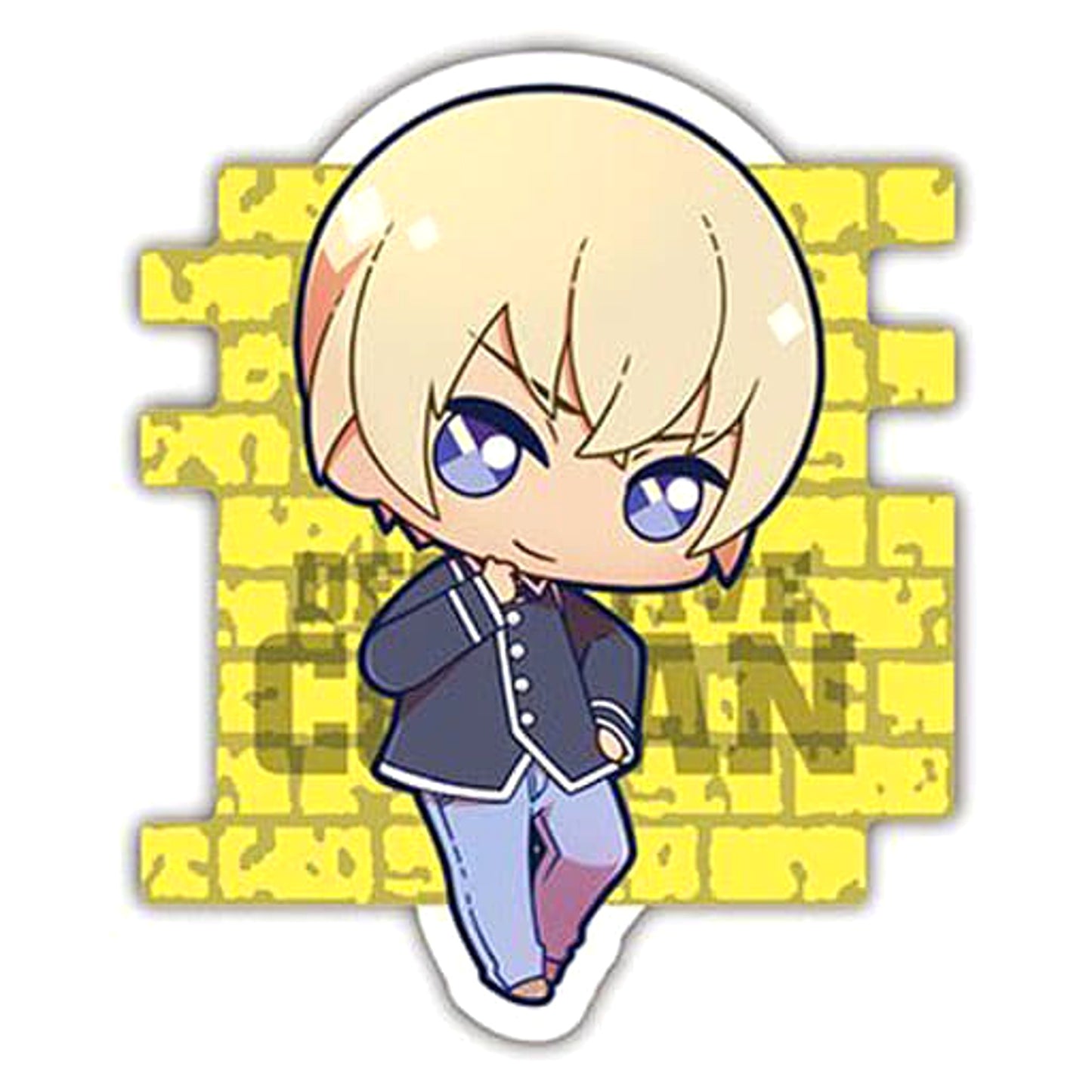 Detective Conan Toru Amuro Clear Clip Badge Vol.2 Buttons [USED]