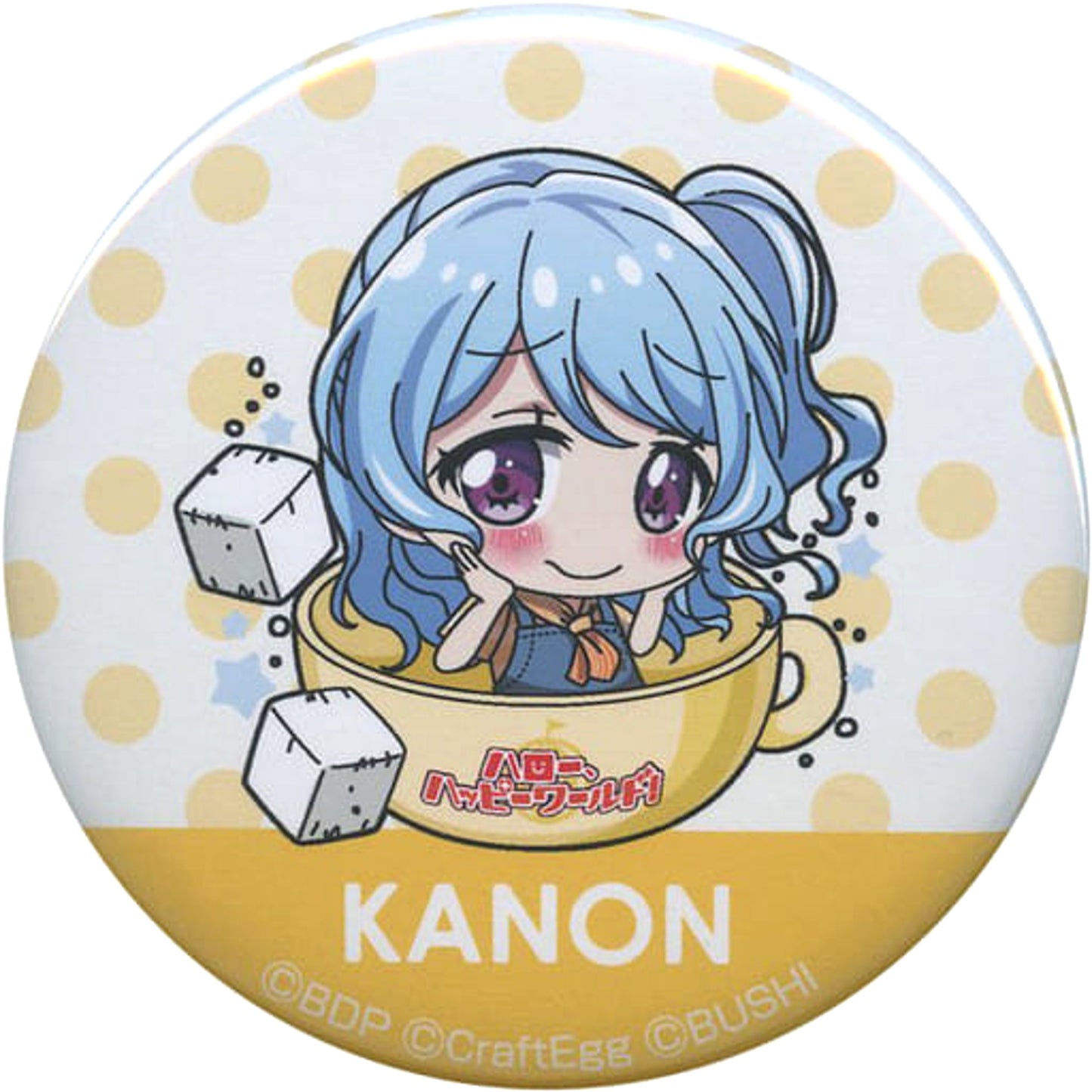 Kanon Matsubara BanG Dream! Girls Band Party! Encore! Button Bang Dream! Girls Band Party! Cafe Limited [USED]