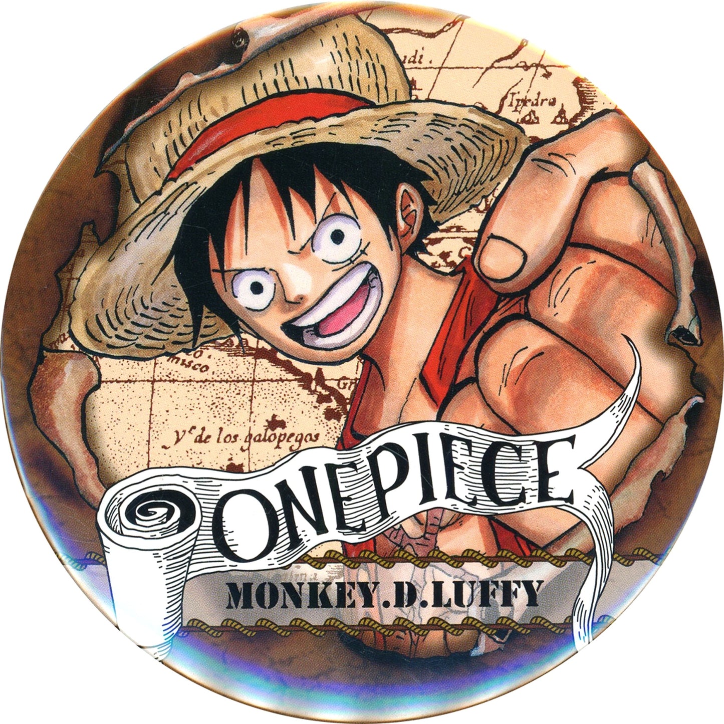 Monkey D. Luffy Vol. 3 One Piece Collection Button Jump Festa 2018 Goods [USED]